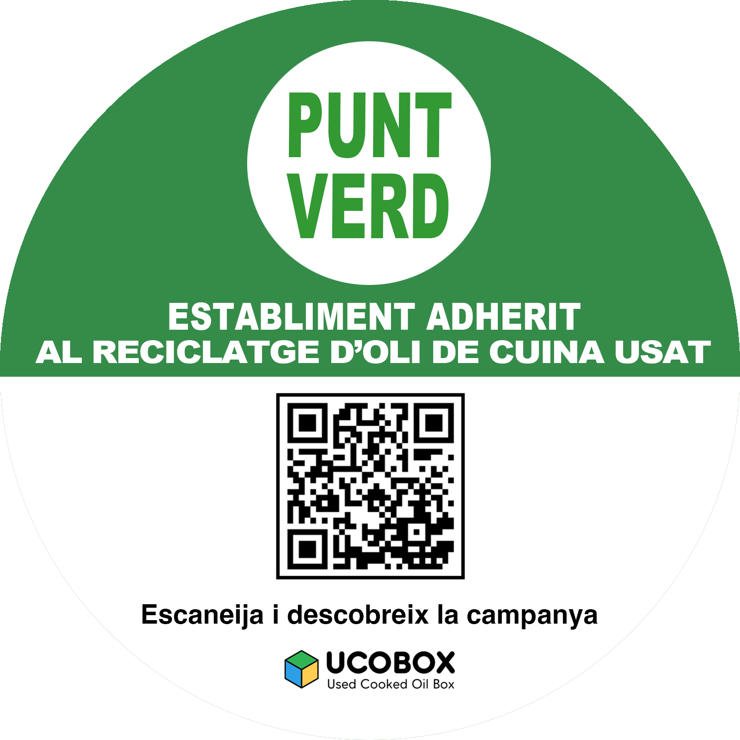 Adhesiu Punt Verd, establiment adherit a UCOBOX